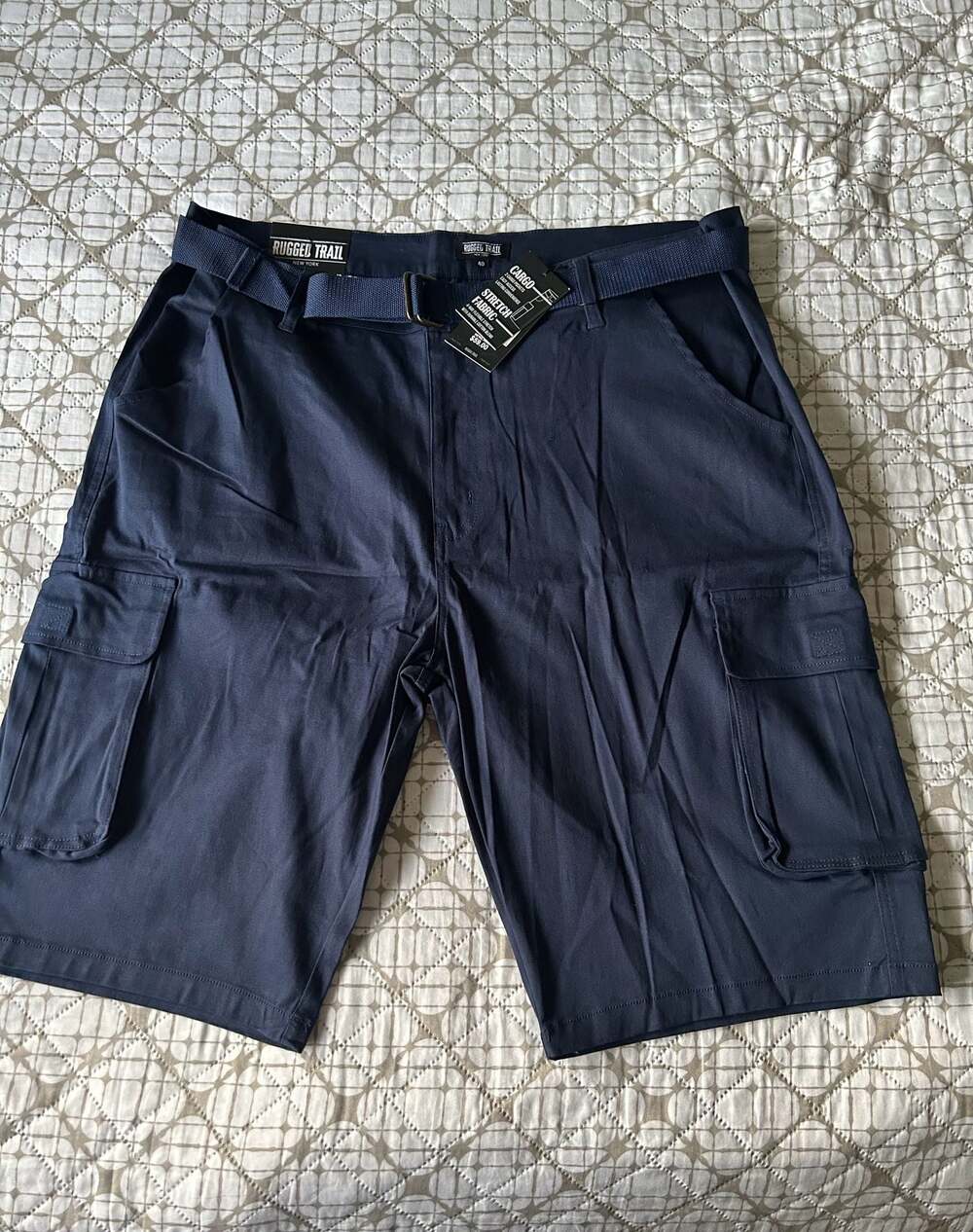 Rugged Trail New York Cargo Stretch Shorts Navy Size 40